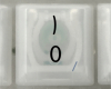 0 ) Keycap, iBook G3 Clamshell, Original Graphite