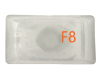 F8 Keycap, iBook G3 Clamshell, Original Tangerine