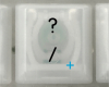 / ? Keycap, iBook G3 Clamshell, Original Blueberry