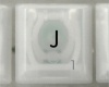 J Keycap, iBook G3 Clamshell, Original Graphite
