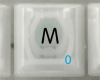 M Keycap, iBook G3 Clamshell, Original Blueberry