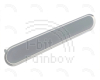 PowerMac G4 Blank Lower Media Bay Bezel (Quicksilver)